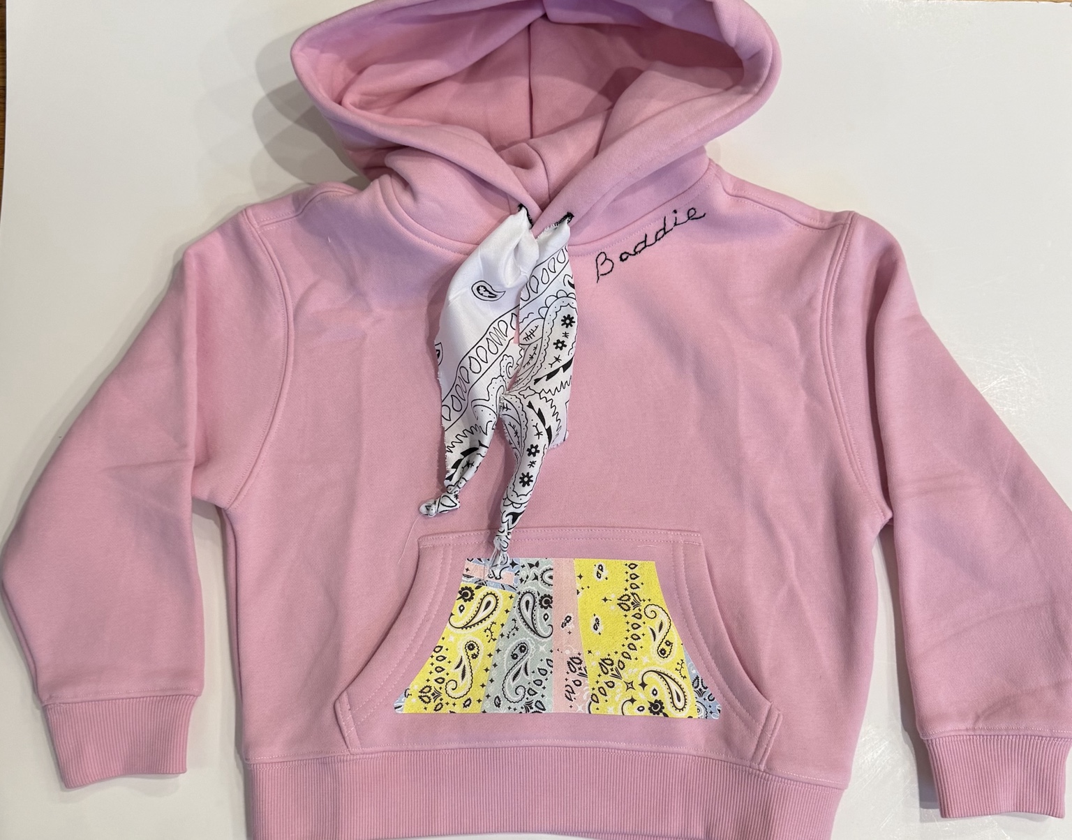 Baddie Hoodie front view — original product photo